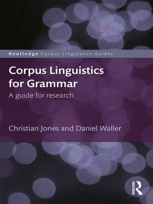 cover image of Corpus Linguistics for Grammar